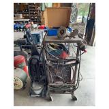 Lincoln Electric Square Wave TIG 175 Welder on Cart with Accessories