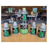 Bardahl Top Oil and Motor Oil Cans, Lot of 6