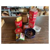 Collection of Tobacco Tins, Ashtrays, and Memorabilia