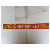 Chesterfield Metal Advertising Sign