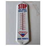 Wagner Lockheed Brake Products Advertising Thermometer Sign