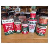 Sinclair Automotive Fluid Cans Assortment