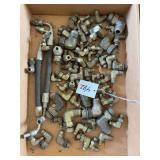 Assorted Hydraulic Fittings and Hoses
