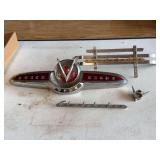 Buick Super Eight Hood Ornament and Studebaker Emblems