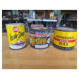 Set of Three Automotive and Household Cans: Casite, Westley