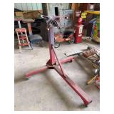 Red Steel Engine Stand