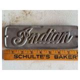 Indian Motorcycle Metal Emblem Badge