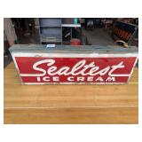 Sealtest Ice Cream Illuminated Advertising Sign