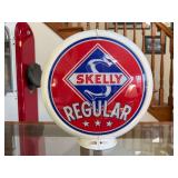 Skelly Regular Capcolite Gas Pump Globe