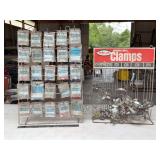 Hollingsworth Terminal and Ideal Clamp Display Racks with Hardware
