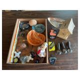 Mixed Lot of Novelties, Ashtrays, and Collectibles