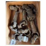 Assorted Universal Joints and Drive Shaft Components