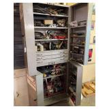 United Delco Tune-Up Parts Cabinet with Contents