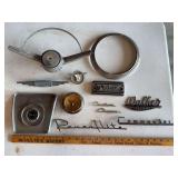 Assorted Automotive Emblems and Horn Ring Lot