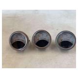 BW Air Pressure Gauges - Set of 3
