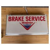 Wagner Lockheed Brake Service Illuminated Sign