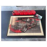 Dodge Viper Valve Cover, David Kimble Cutaway Poster, and 1994 VHS