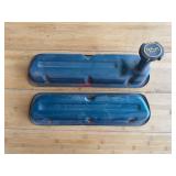 Set of Two Blue Valve Covers