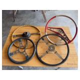 Assorted Steering Wheels Lot of Four