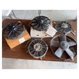 Assorted Automotive Electric Radiator Cooling Fans Group