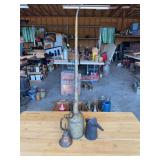 Assorted Metal Oil Cans