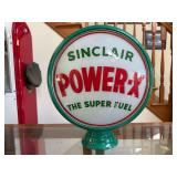 Sinclair Power-X The Super Fuel Gas Pump Globe