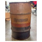 Standard Oil Company Indiana 100 Pound Lubricant Barrel