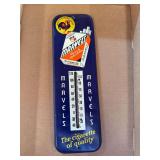 Marvels Cigarettes Advertising Thermometer