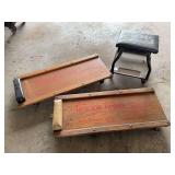 Tractor Trailer Supply Creepers and Wagner Brake Products Stool Lot