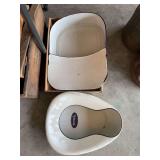 Two Enamelware Medical Pans Including Vollrath