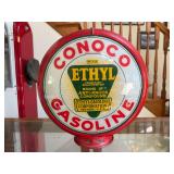 Capcolite Conoco Ethyl Gasoline Gas Pump Globe