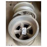 Set of Aluminum Five Spoke Wheels