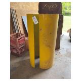 Yellow Metal Cylindrical Enclosure Panels