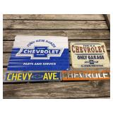 (4) Chevrolet Signs