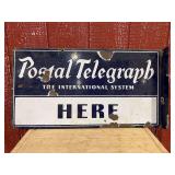 Postal Telegraph Flange Sign