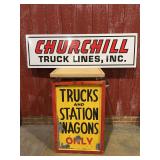 (2) Truck Signs