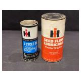 (2) IH Oil + Graphite Cans