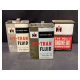 (3) IH Hy-Tran + Engine Oil Cans