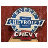 (2) Chevrolet Signs