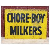 Chore Boy Milkers SST Sign