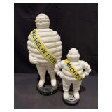 (2) Michelin Man Cast Iron