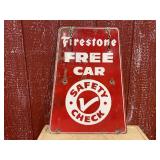 Firestone Free Car Safety Check SST Sign