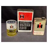 (3) IH Oil Cans