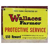 Wallaces Farmer Protective Service SST Sign