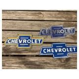 (3) Chevrolet Signs