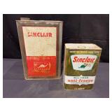 (2) Sinclair OIl a+ Anti-Freeze Cans