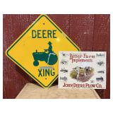 (2) John Deere SST Signs