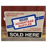Walker Advantage Muffler SST Sign