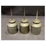 (3) Oil Cans