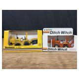 (2) Ditch Witch + Vermeer NIB Ertl